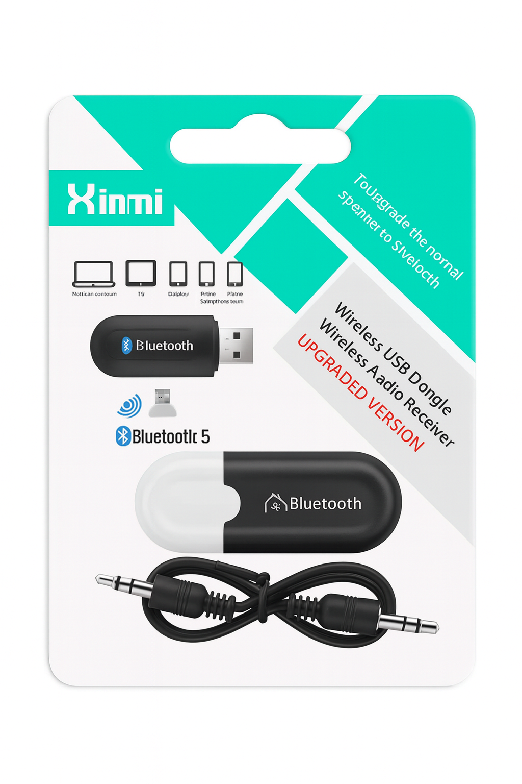 Transmisor y Receptor Bluetooth 2‑en‑1 XO‑8130*