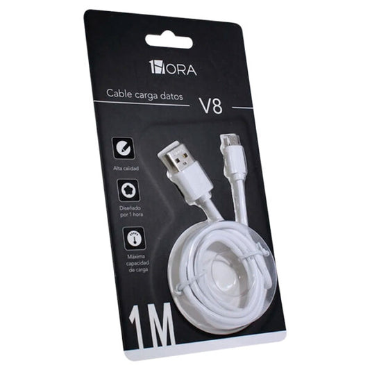 Cable v8 1M 1HORA CAB177