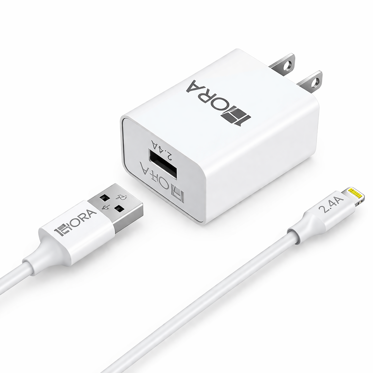 Cargador 1Hora GAR143 con Cable Lightning 1M – 2.4A 12W*