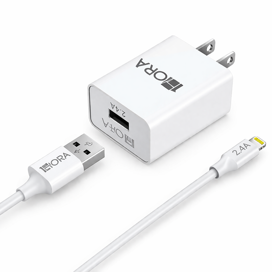 Cargador 1Hora GAR143 con Cable Lightning 1M – 2.4A 12W*