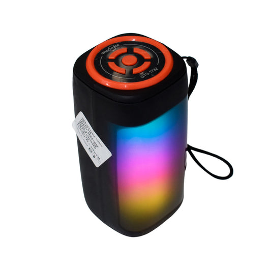 Bocina Bluetooth Portátil 2″ Gratnice Luz LED Similar a una Flama GTS-1732