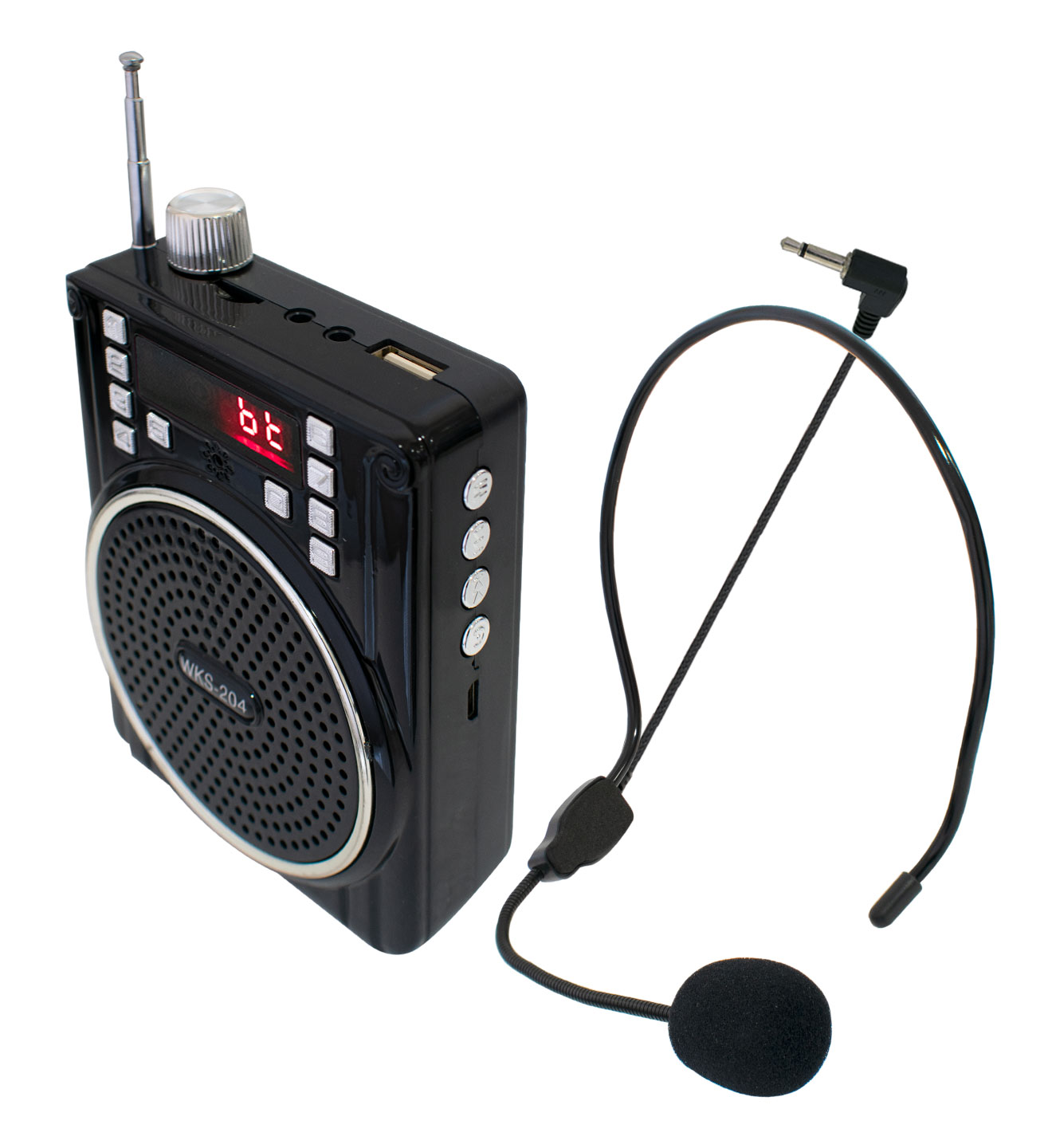 Megáfono bluetooth con antena BUYTITI WKS-204