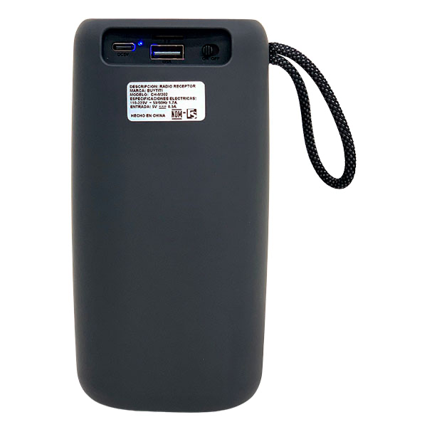 Bocina Bluetooth con Luz LED Material Antiderrapante BUYTITI CH-M302