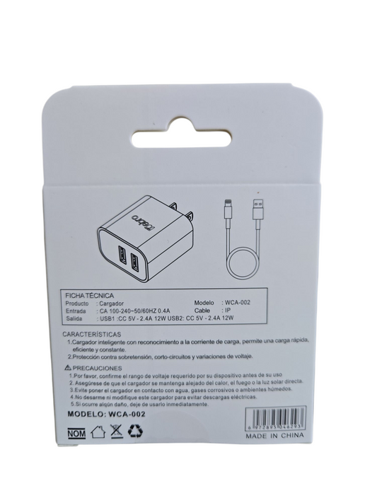 Combo dual iphone NEBRO WCA-002