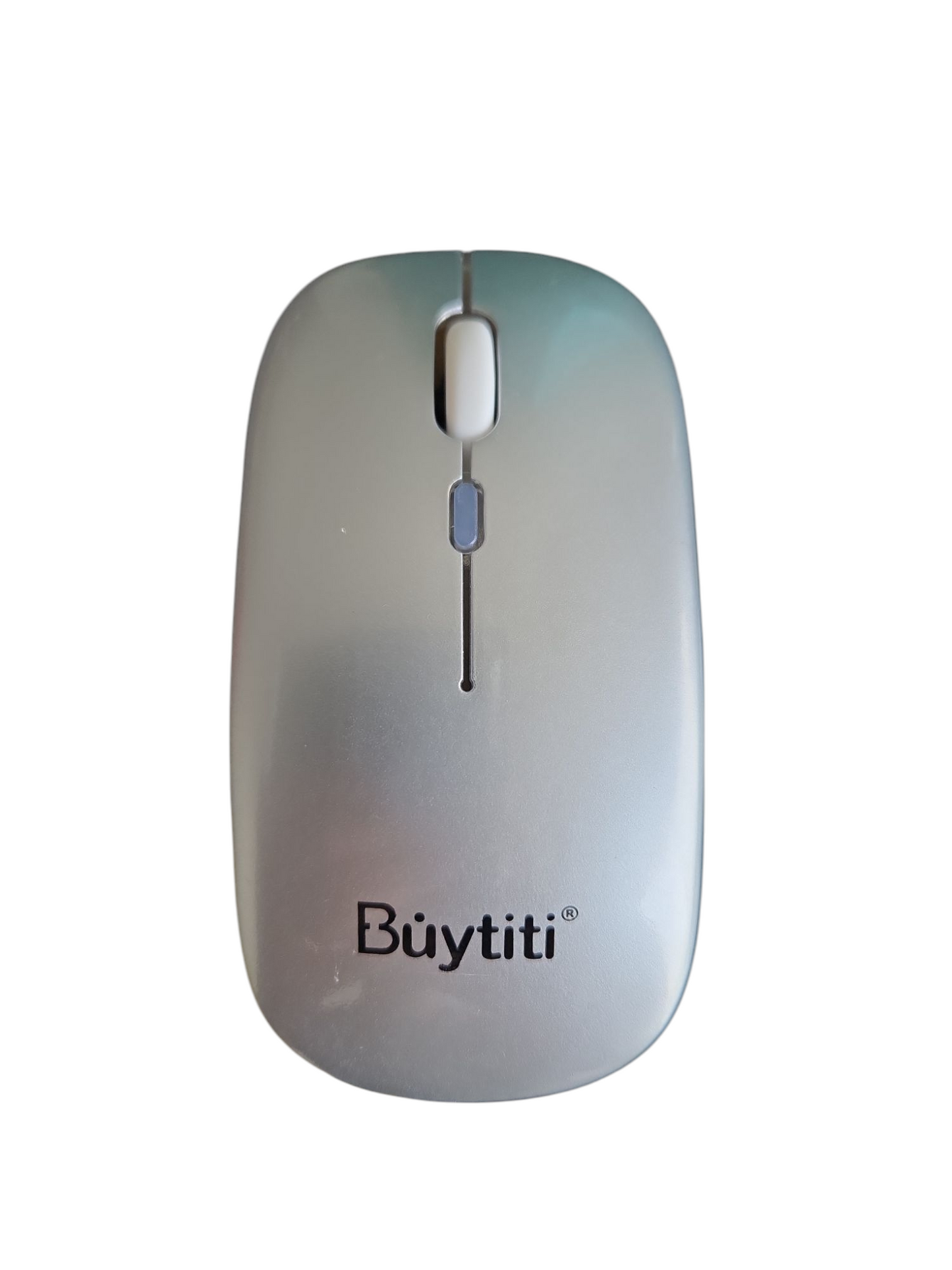 Mouse óptico inalámbrico Buytiti recargable con luz LED RGB 2.4 Ghz RF-2835