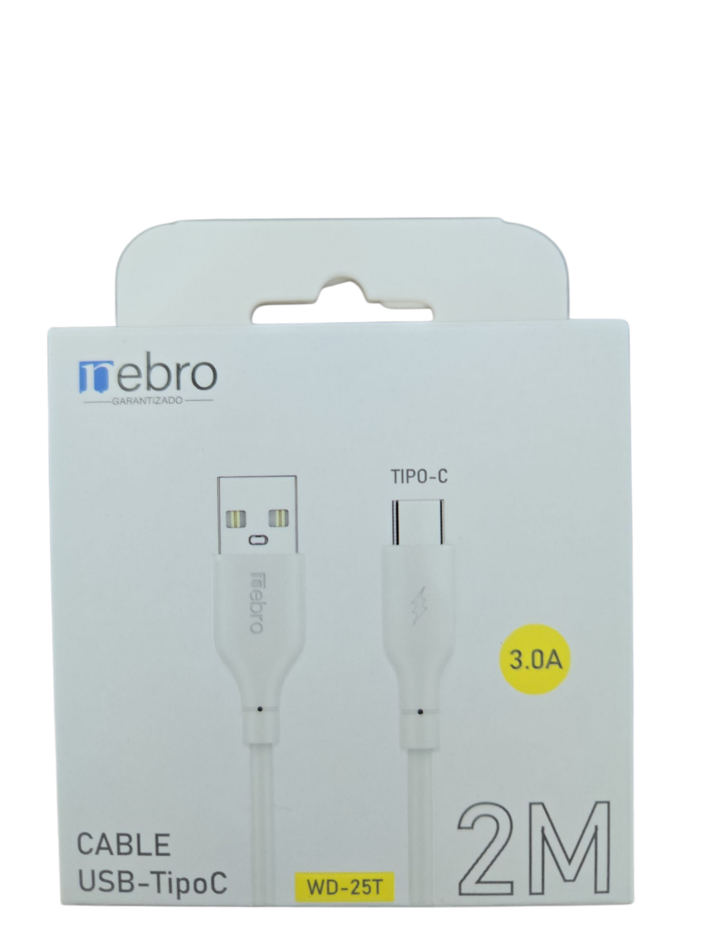 Cable Tipo C 2 metros NEBRO WD-25T