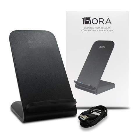 Soporte de Carga Inalámbrica para celular 15W 1HORA GAR157