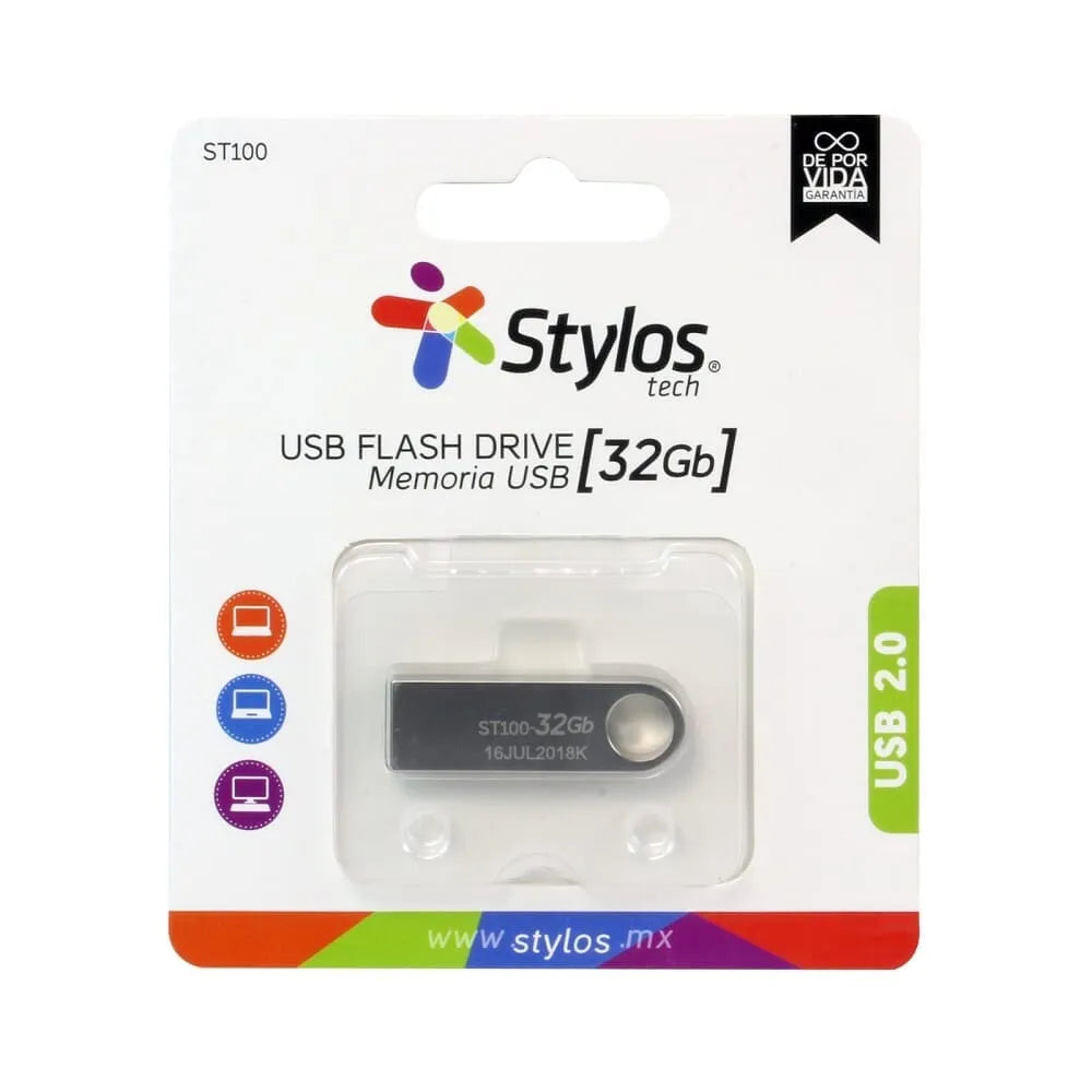 MEMORIA USB 32GB STYLOS