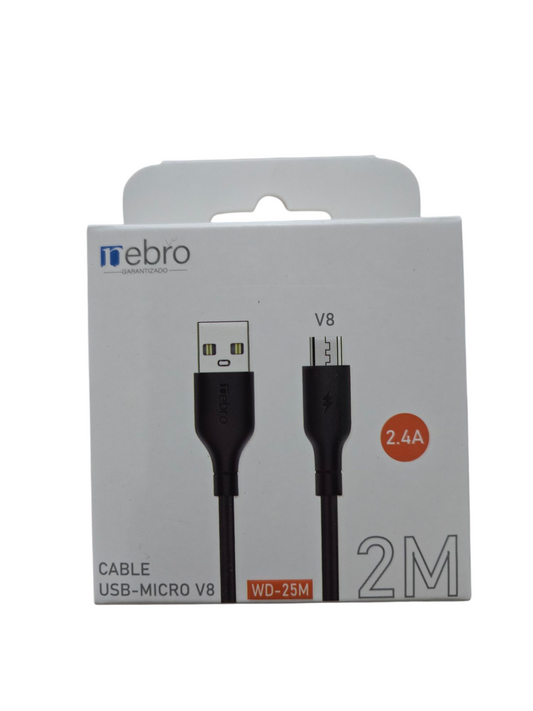Cable V8 2 metros Nebro WD-25M
