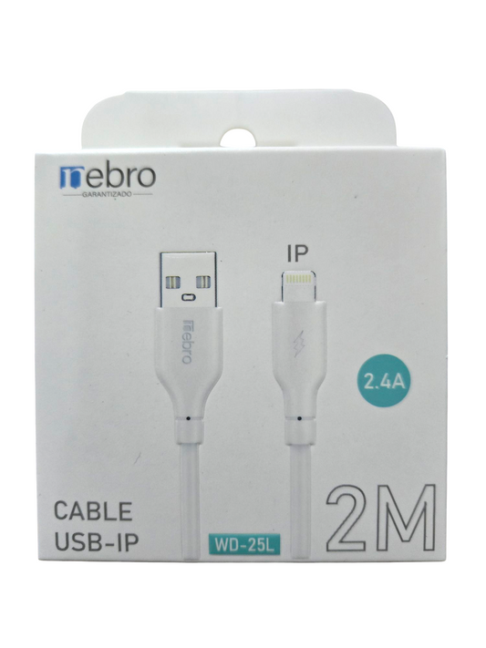 Cable iphone 2 metros NEBRO WD-25L