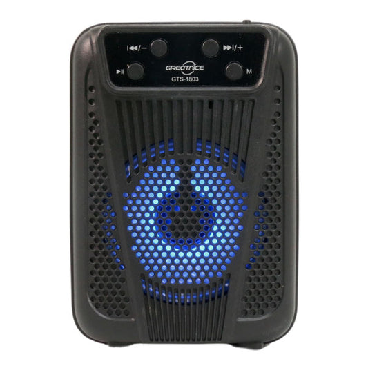 Bocina Bluetooth 3″ Greatnice Luz LED GTS-1803