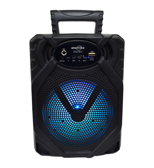 Bocina Bluetooth 6.5″ Greatnice con luz LED y microfono GTS-1517S