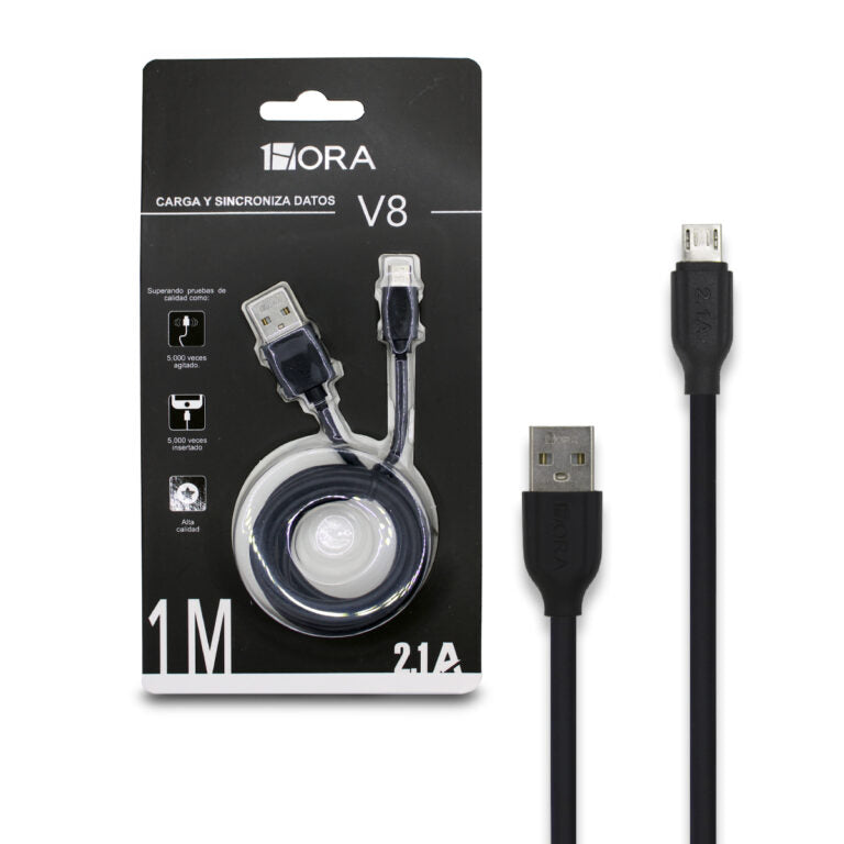 Cable v8 1M 1HORA CAB177