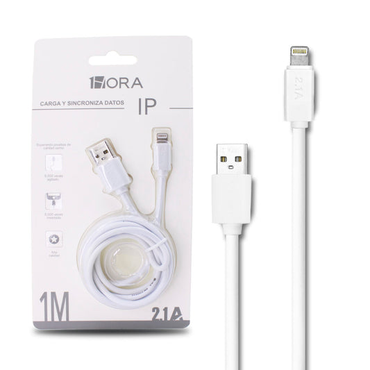 Cable iphone 1M 1HORA CAB179