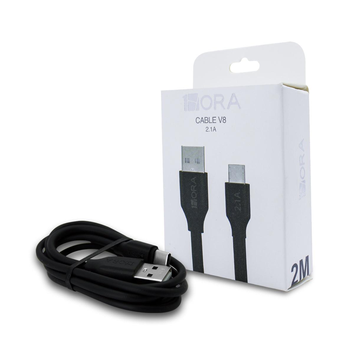 Cable v8 2m 1HORA CAB245