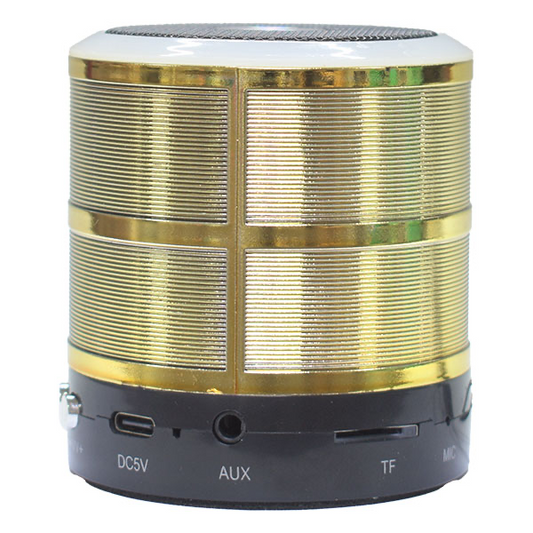 Bocina Bluetooth Portátil con Luz LED RGB 360° BUYTITI A003