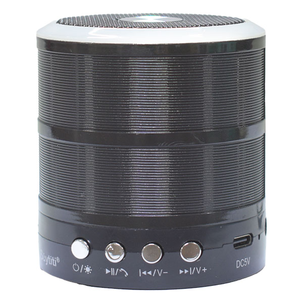 Bocina Bluetooth Portátil con Luz LED RGB 360° BUYTITI A003