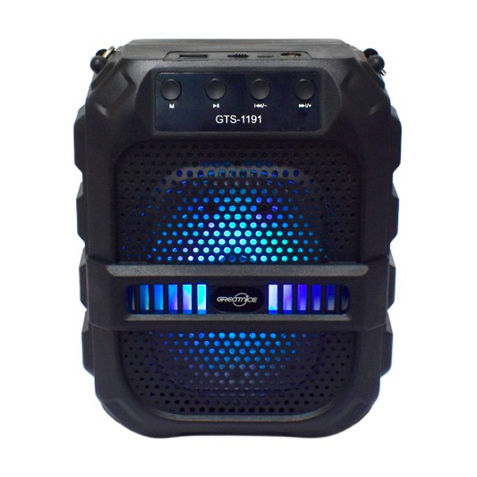 Bocina Bluetooth 6.5″ con luz LED GREATNICE GTS-1191
