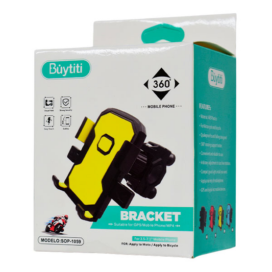 Soporte de Celular Ideal para Motocicleta o Bicicleta BUYTITI SOP-1059