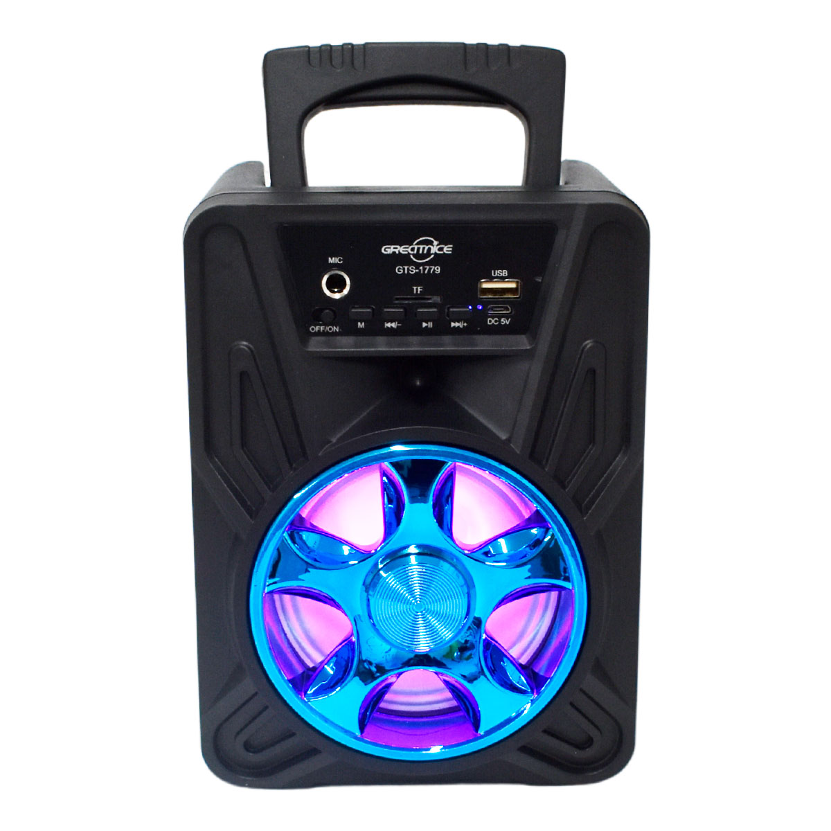 Bocina Bluetooth 4″ LED Con Microfono Buytiti GTS 1779