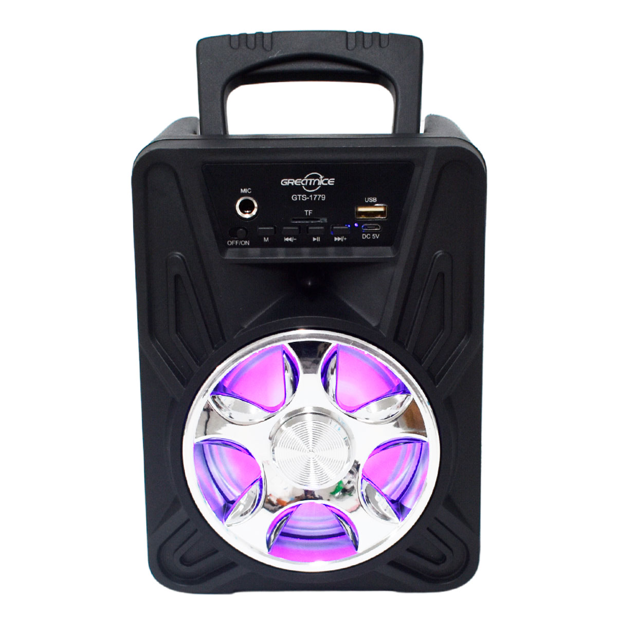 Bocina Bluetooth 4″ LED Con Microfono Buytiti GTS 1779