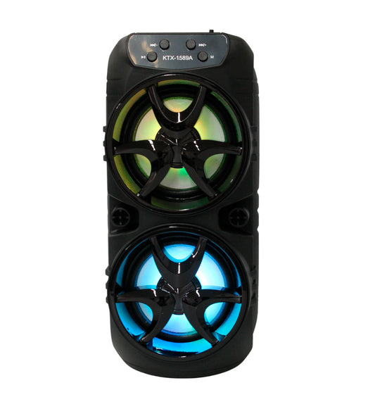 Bocina Bluetooth de 4″x2 con Luz LED Greatnice KTX-1589A
