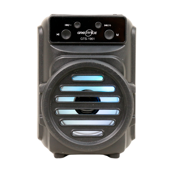 Bocina Bluetooth 3″ Greatnice con Luz LED GTS-1961