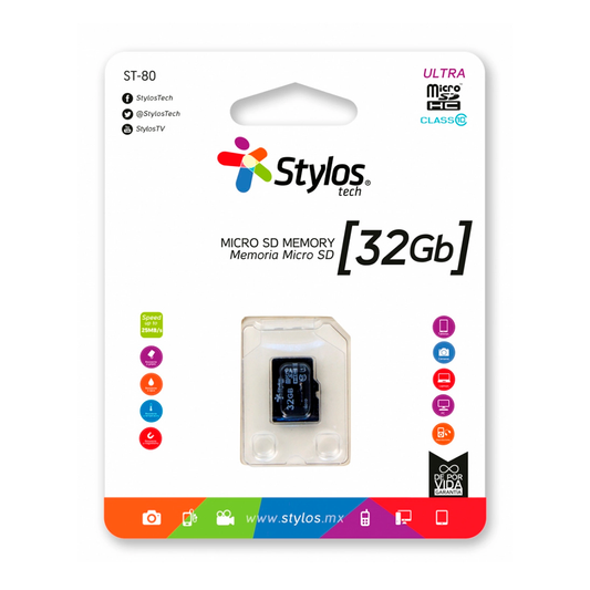 MICRO SD 32GB STYLOS