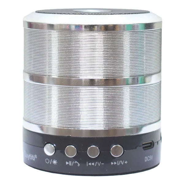 Bocina Mini Bluetooth Portátil con Luz LED RGB 360° BUYTITI A003