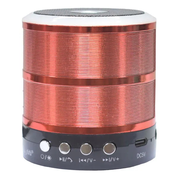 Bocina Mini Bluetooth Portátil con Luz LED RGB 360° BUYTITI A003