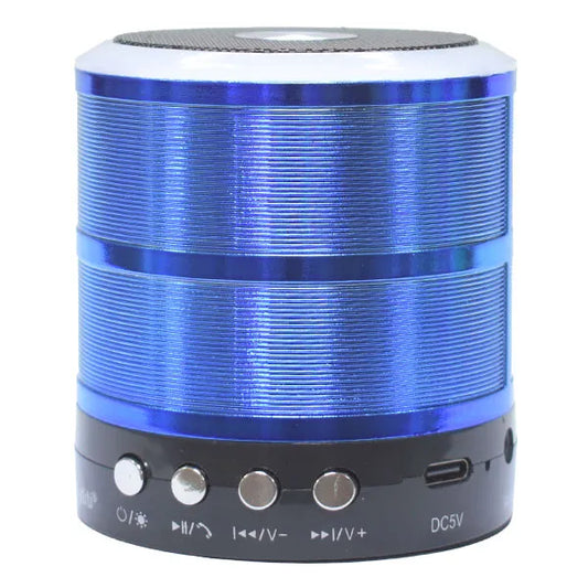 Bocina Mini Bluetooth Portátil con Luz LED RGB 360° BUYTITI A003